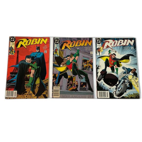 Other - Vintage Comic Book - DC Comics' Robin #1, #2 and #3 of 5 - March 1991